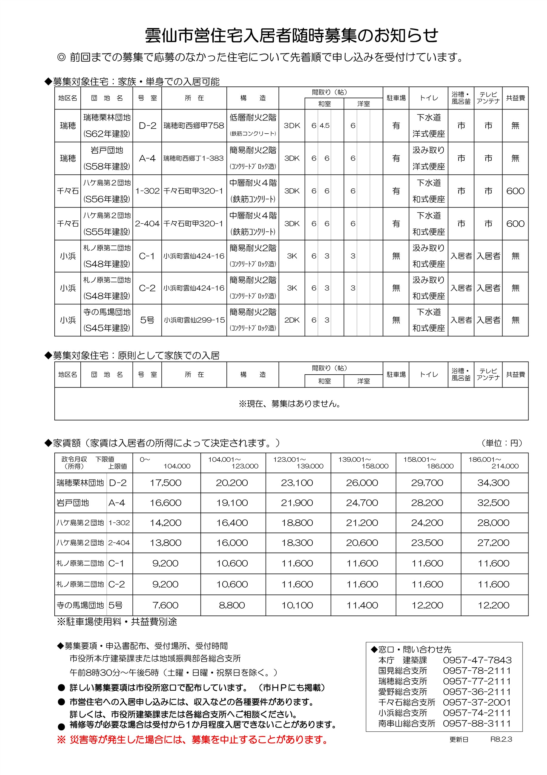 R8.2.3更新随時募集