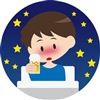 寝酒イラスト