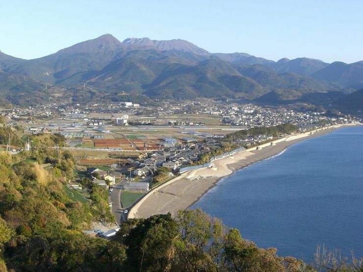 現在の千々石町の風景