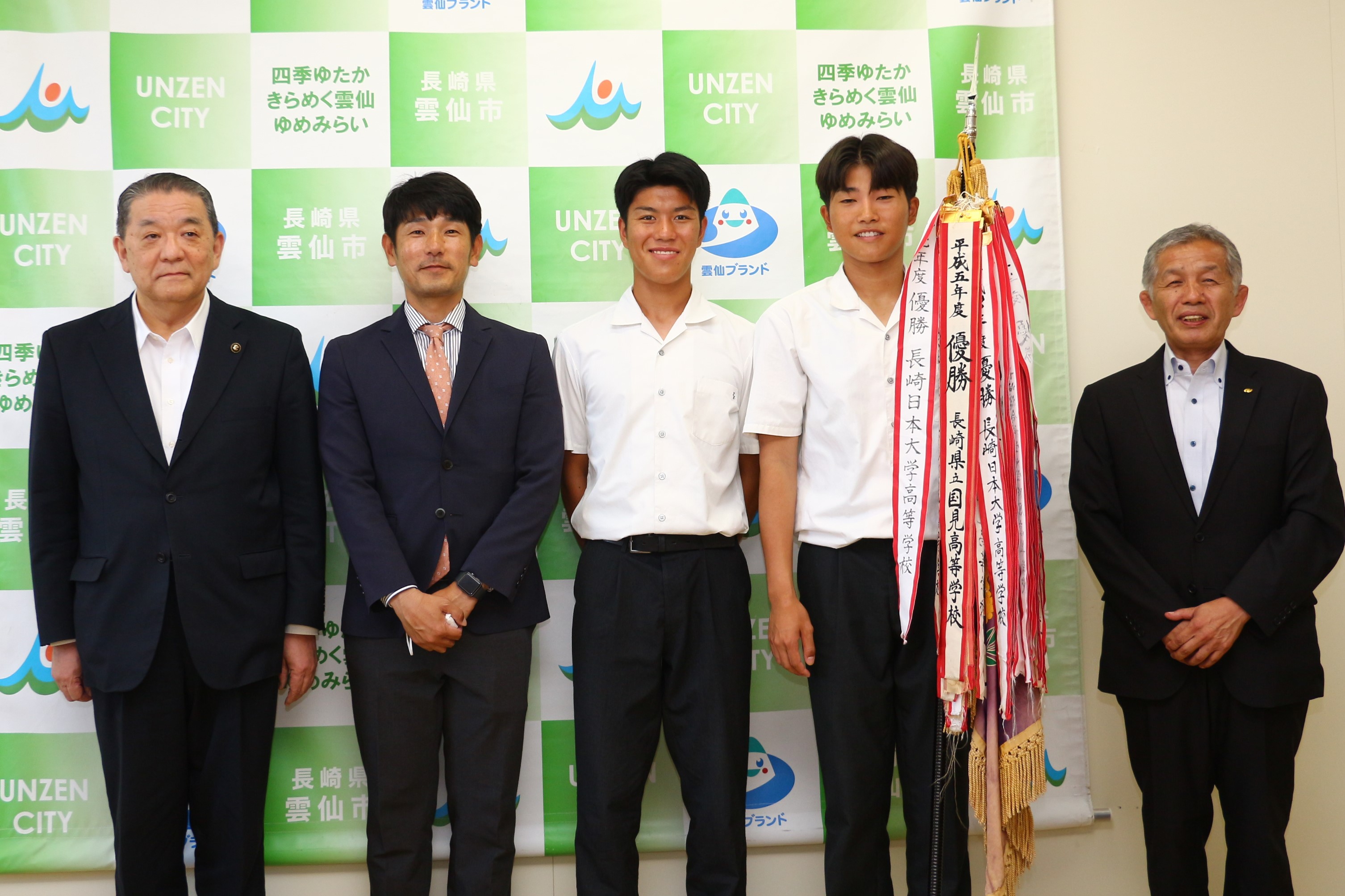 国見高校優勝報告会