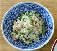 ゴーヤと切り干し大根のツナサラダ