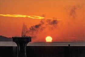 小浜の夕日
